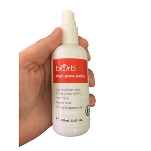biOrb High Gloss Polish 100ml 3.4 fl oz Anti Static Repels Dust Resists Fingerpr